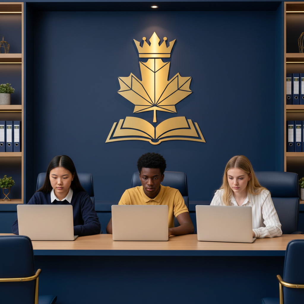 Students studying Ontario courses
